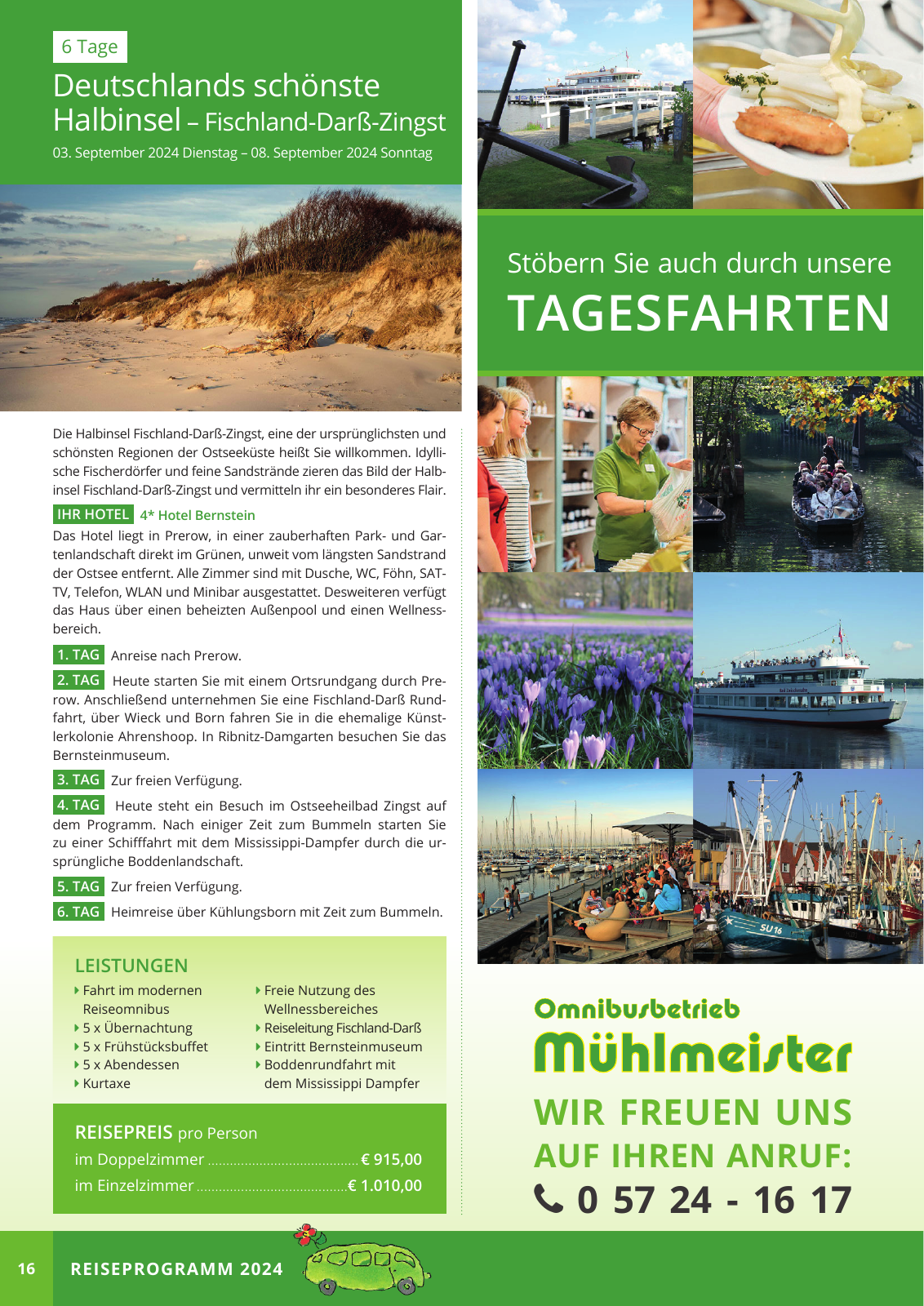 Vorschau Omnibusbetrieb Mühlmeister Katalog 2024 Seite 16