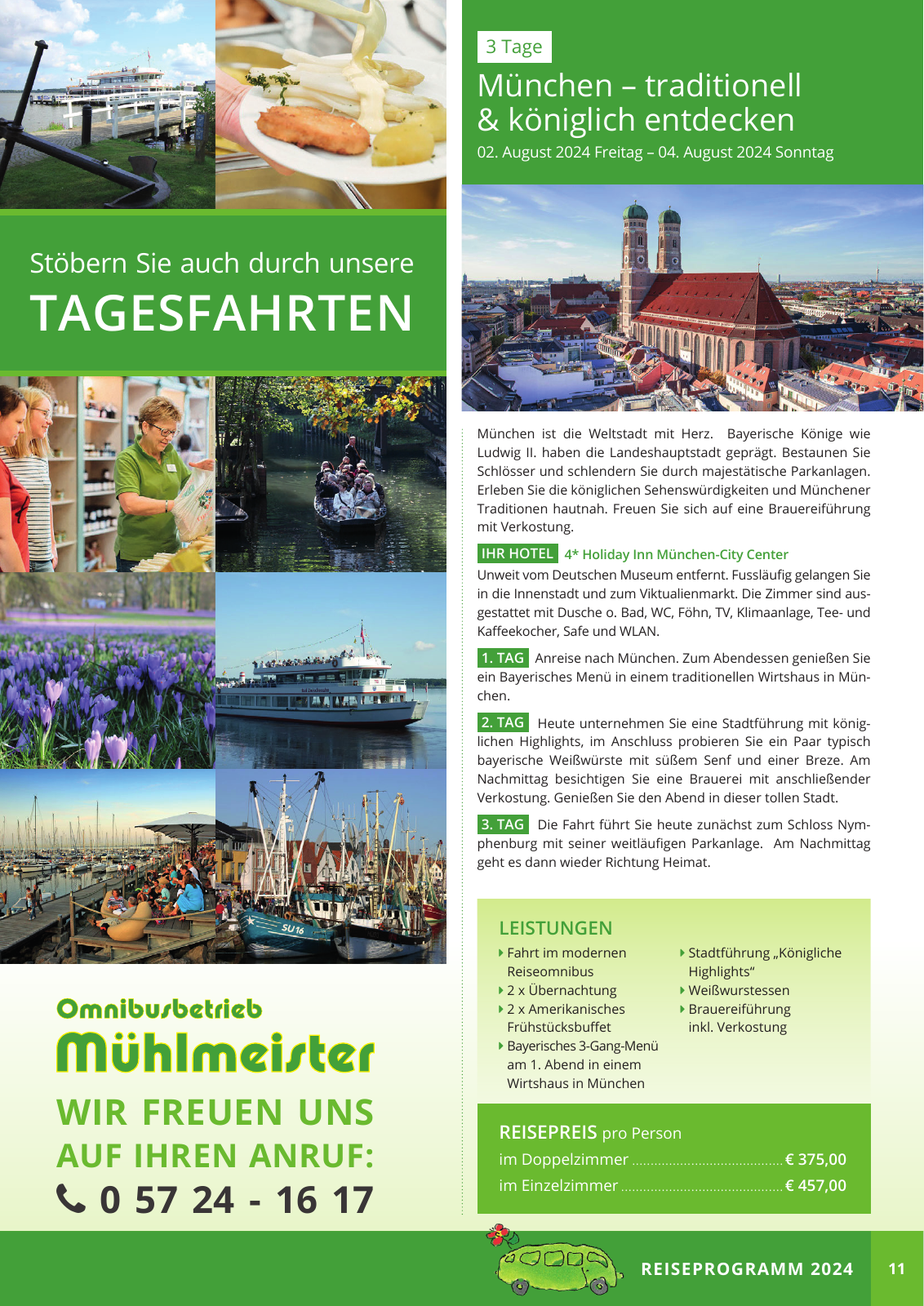 Vorschau Omnibusbetrieb Mühlmeister Katalog 2024 Seite 11
